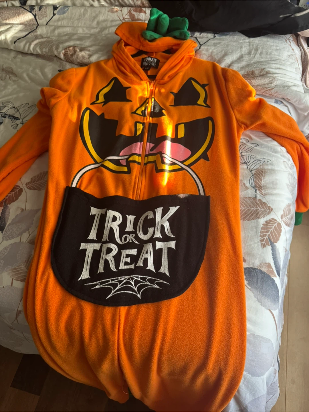 Funzie Onesie Pumpkin Costume L/XL