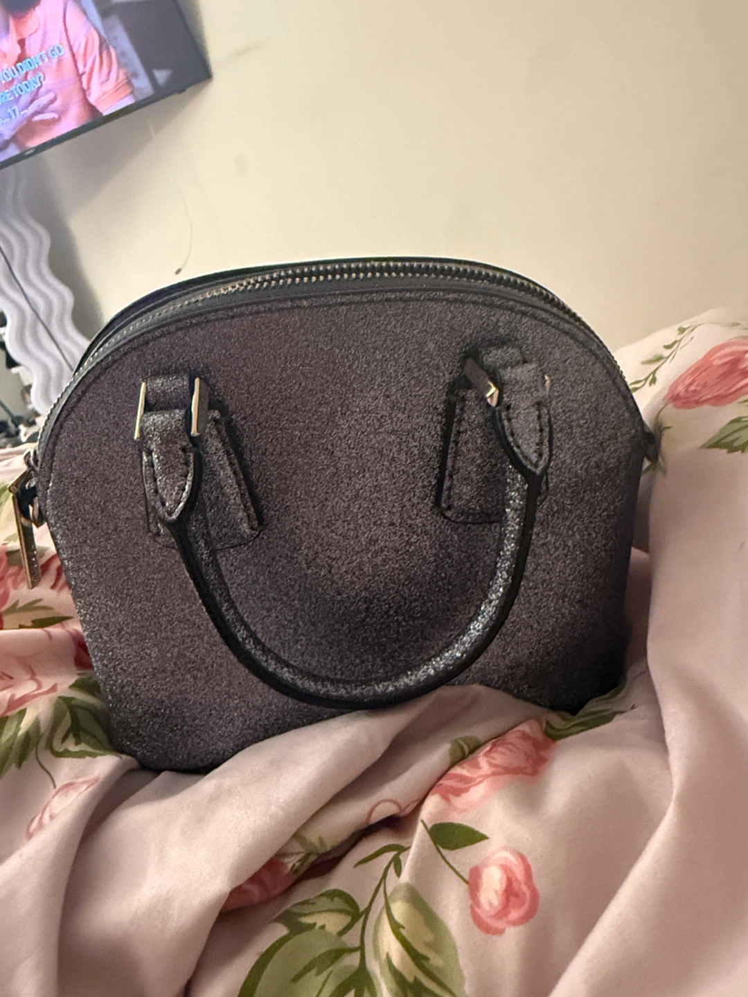 Kate Spade Glitter Dome Satchel Handbag - photo 2