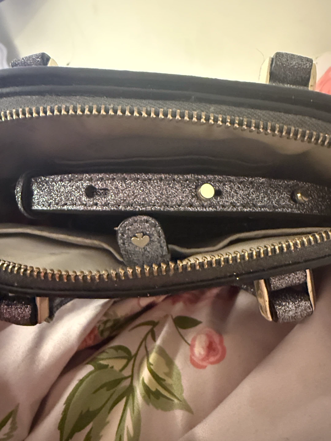 Kate Spade Glitter Dome Satchel Handbag - photo 3