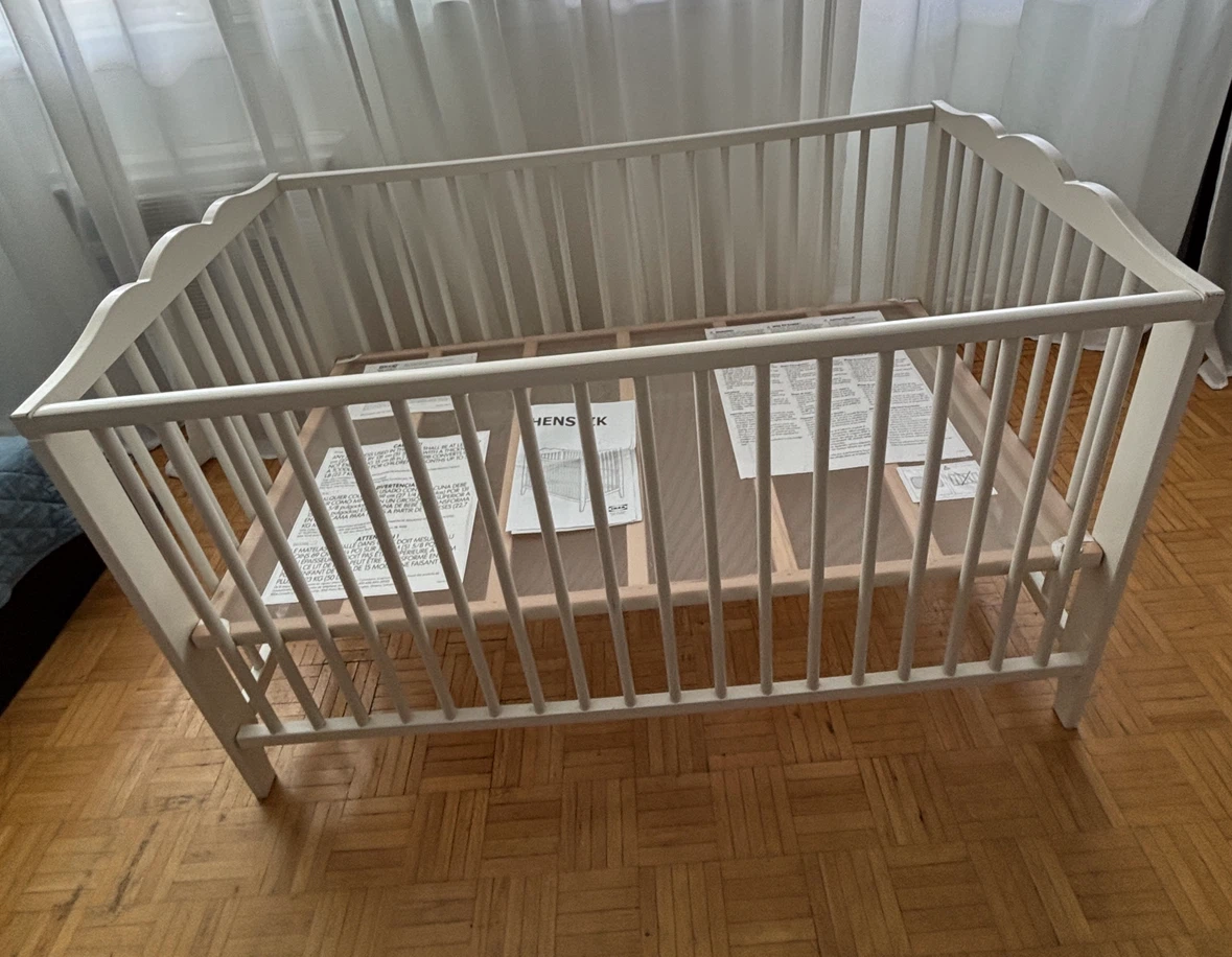 IKEA HENSVIK Crib with Mattress - photo 3
