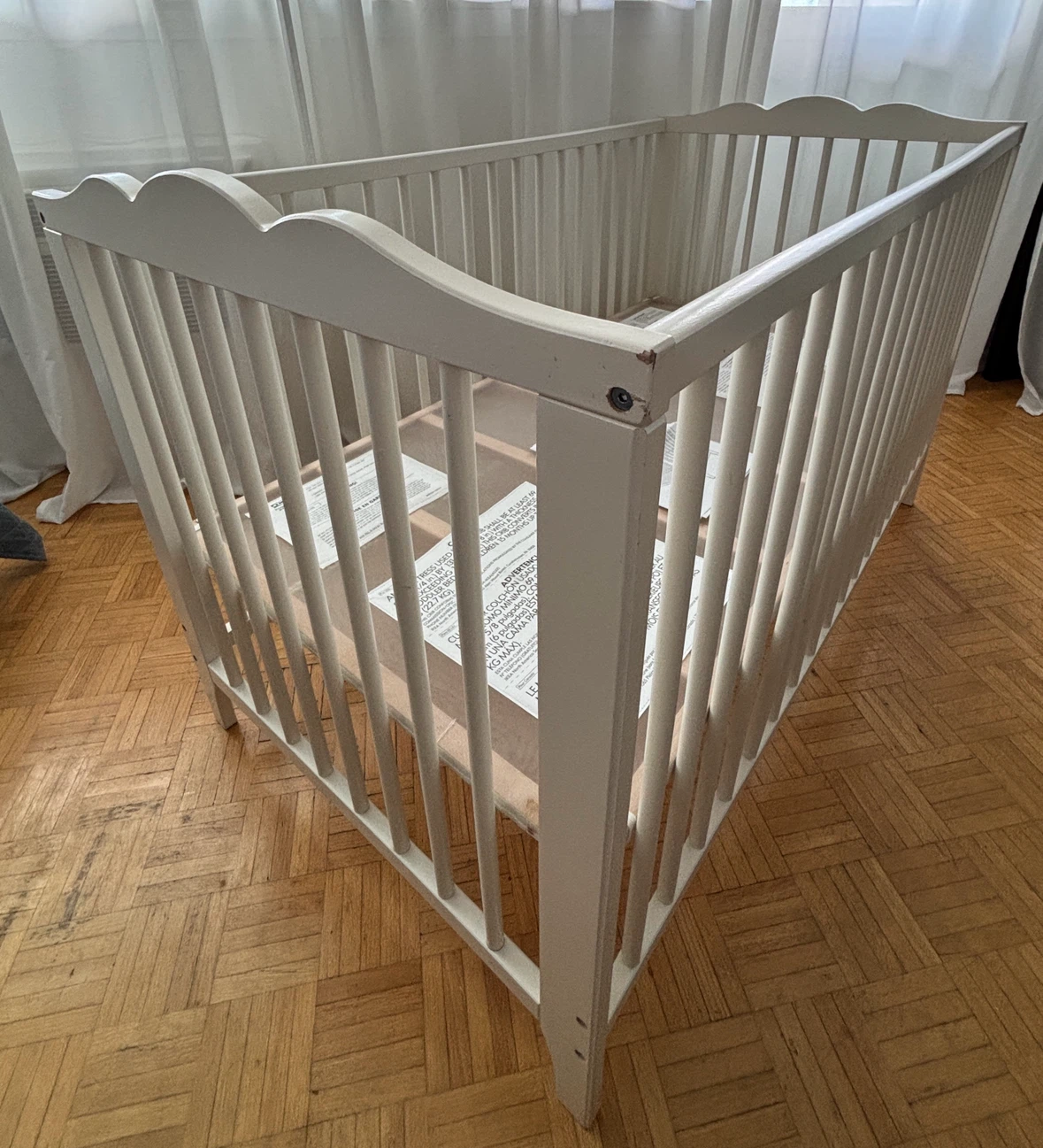 IKEA HENSVIK Crib with Mattress - photo 4