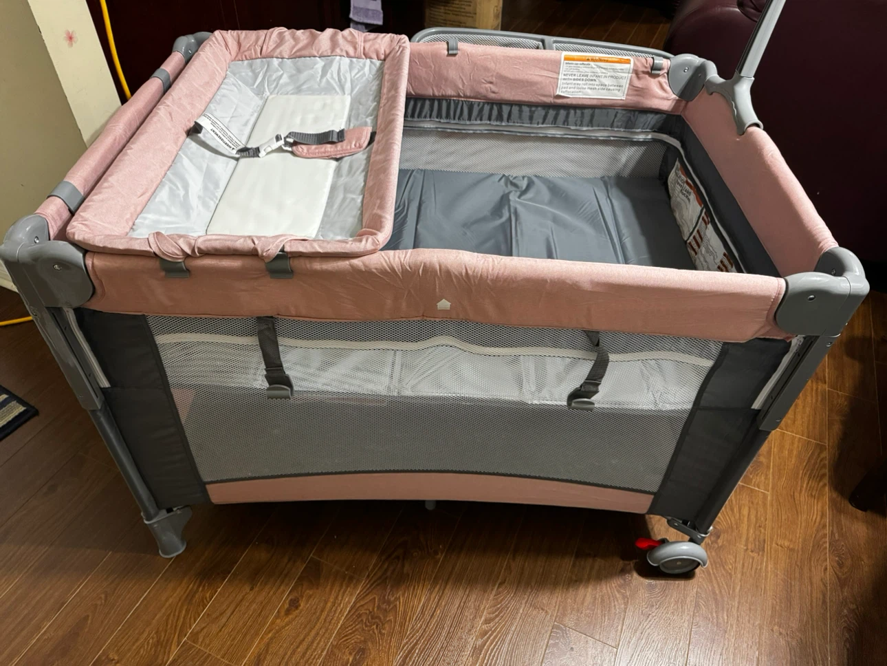 Baby Playpen with Bassinet Attachment - photo 5