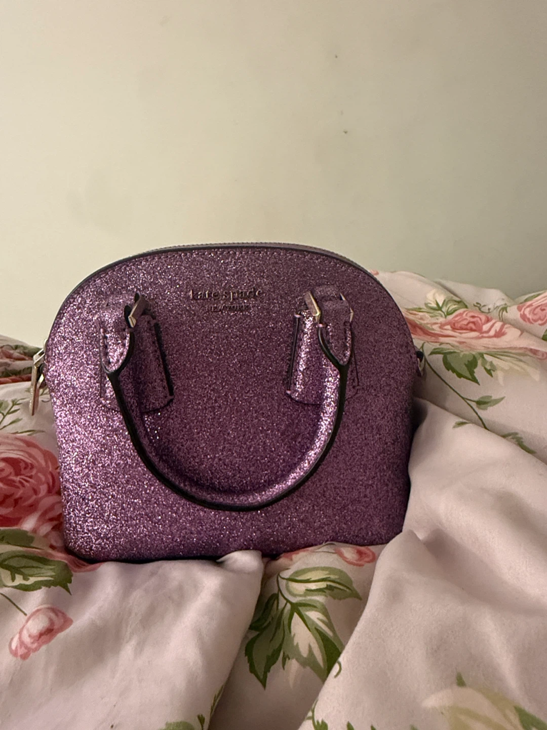 Kate Spade Glitter Mini Dome Satchel Bag
