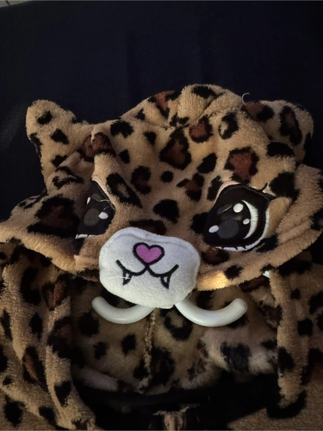 Funzietime Leopard Fleece Onesie Pajamas - photo 2