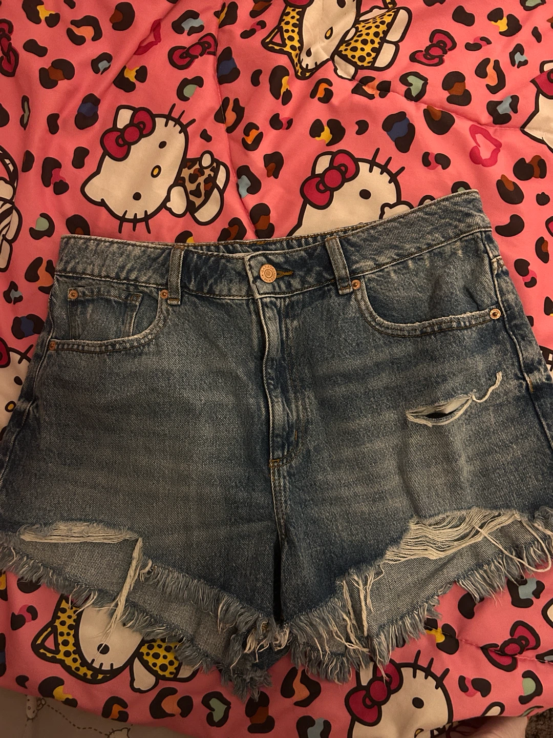 garage demin jean shorts