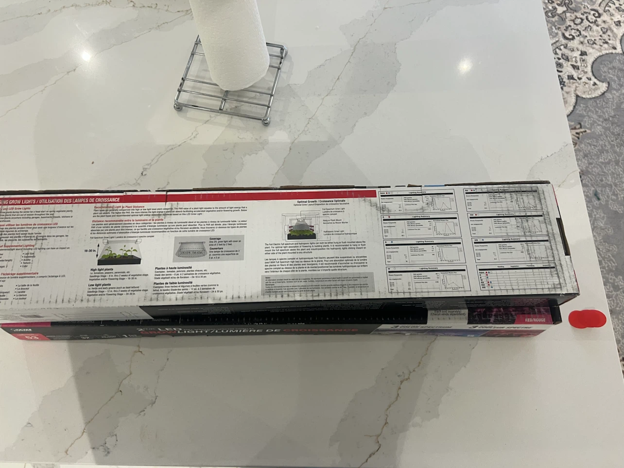 Brand New Feit Electric 2FT 32W LED Grow Light – Adjustable 3 Sp - photo 4