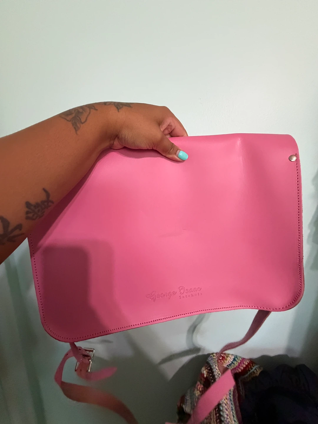 Bubblegum Pink Satchel Bag - photo 2