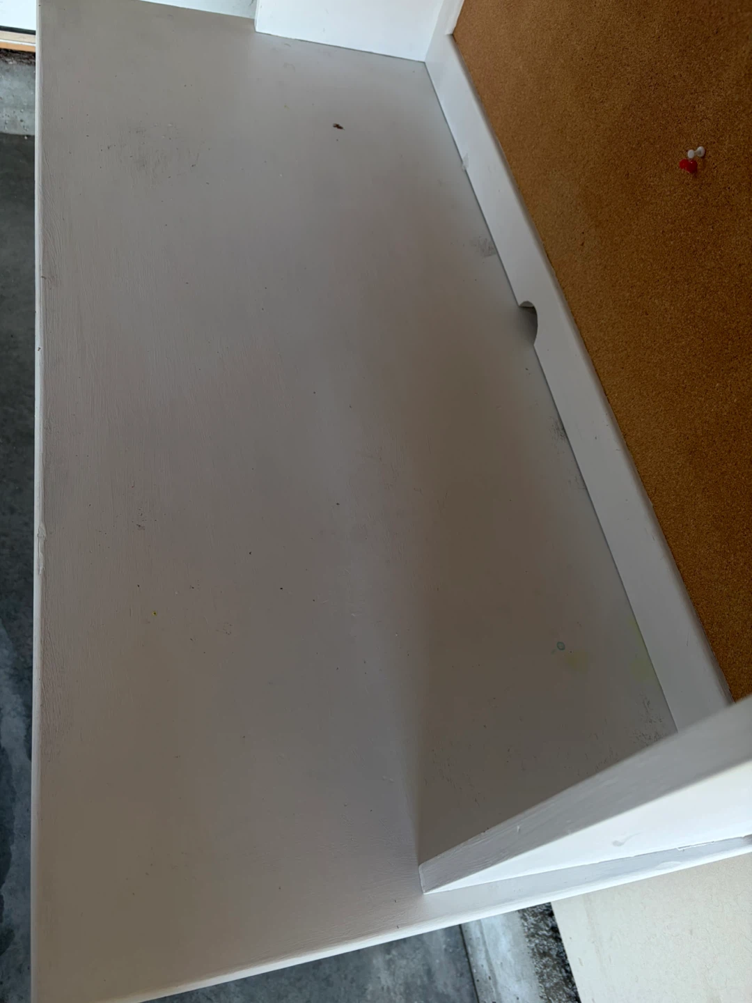 Pottery Barn desk with Hutch and Corkboard NEEDS RESTORATION - photo 3