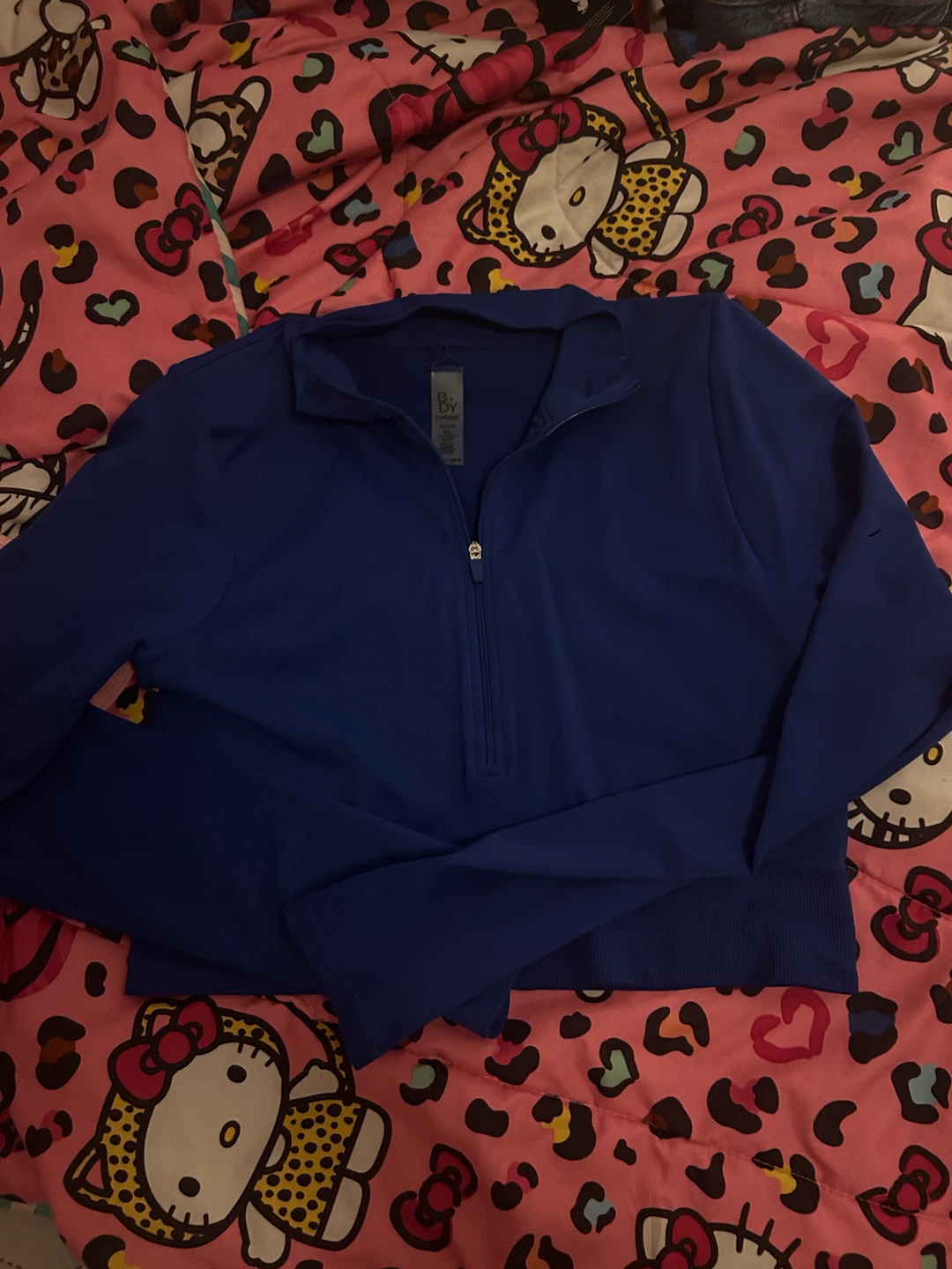 blue garage half zip💙