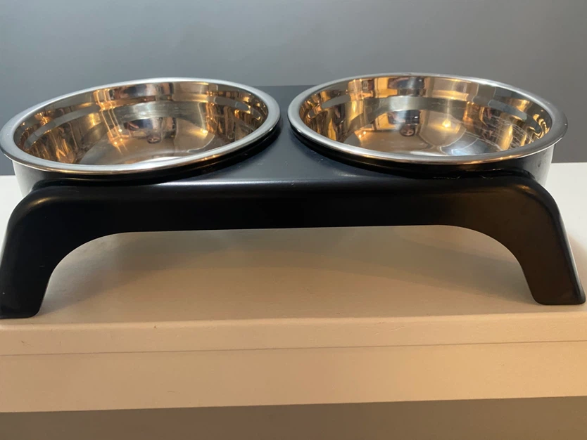 Stainless Steel Pet Bowls with Stand - photo 2