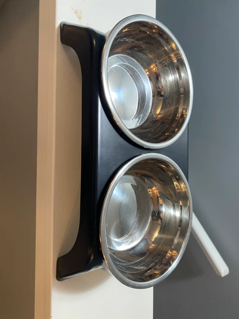Stainless Steel Pet Bowls with Stand - photo 3
