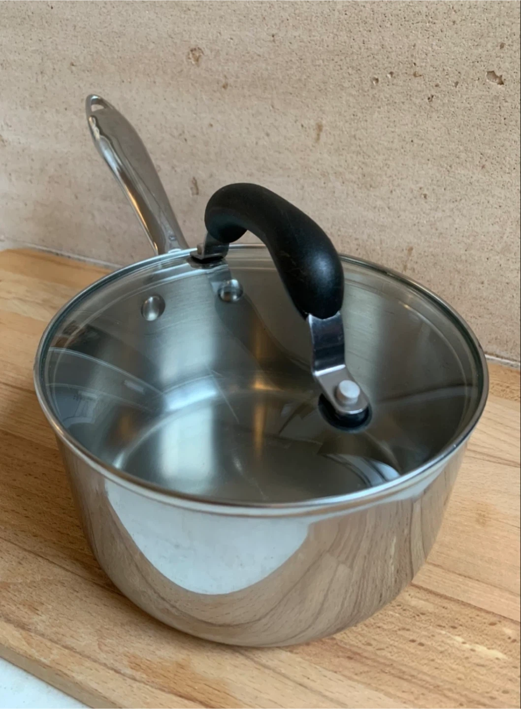 Stainless Steel Saucepan with Lid-Bergner - photo 2