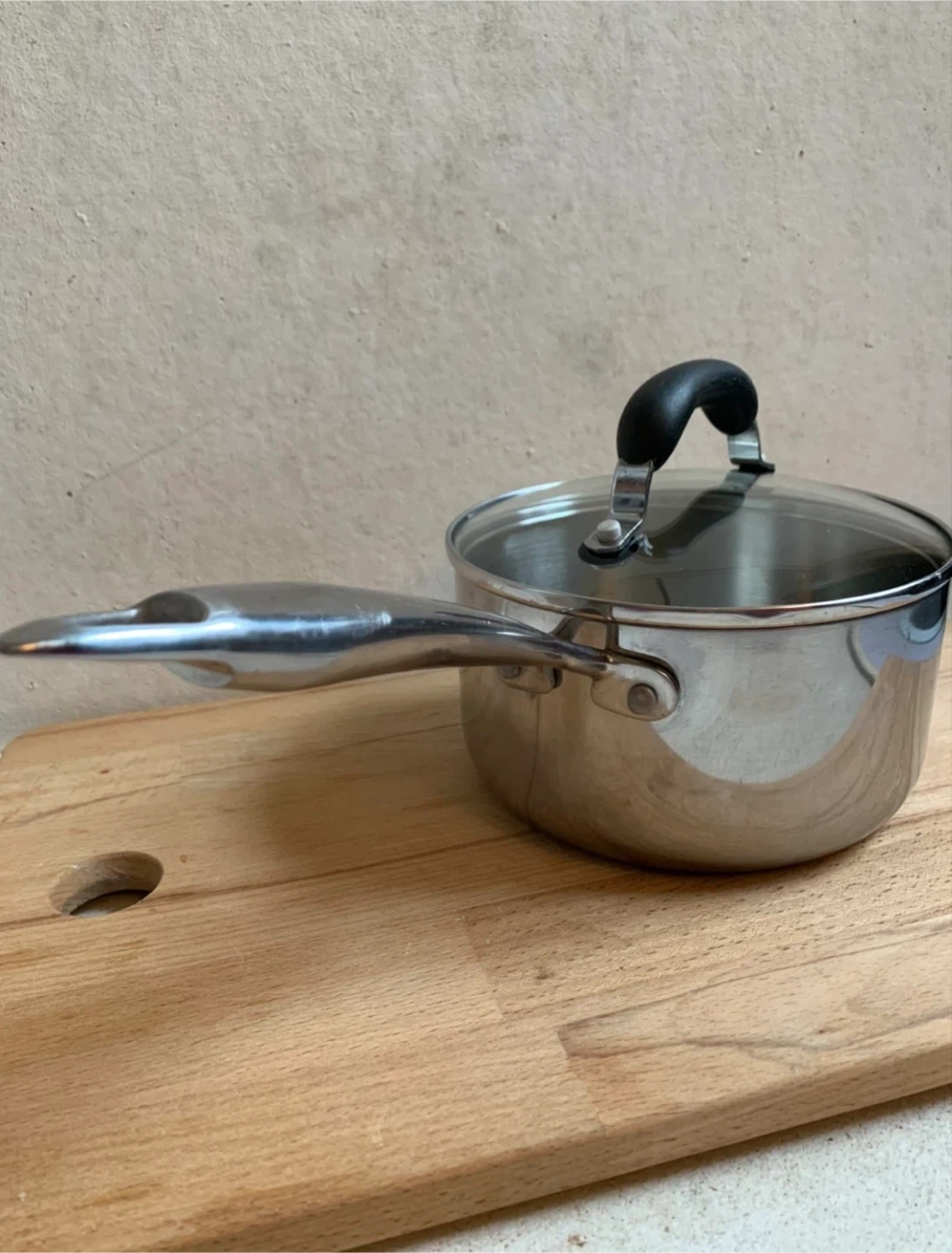 Stainless Steel Saucepan with Lid-Bergner - photo 3