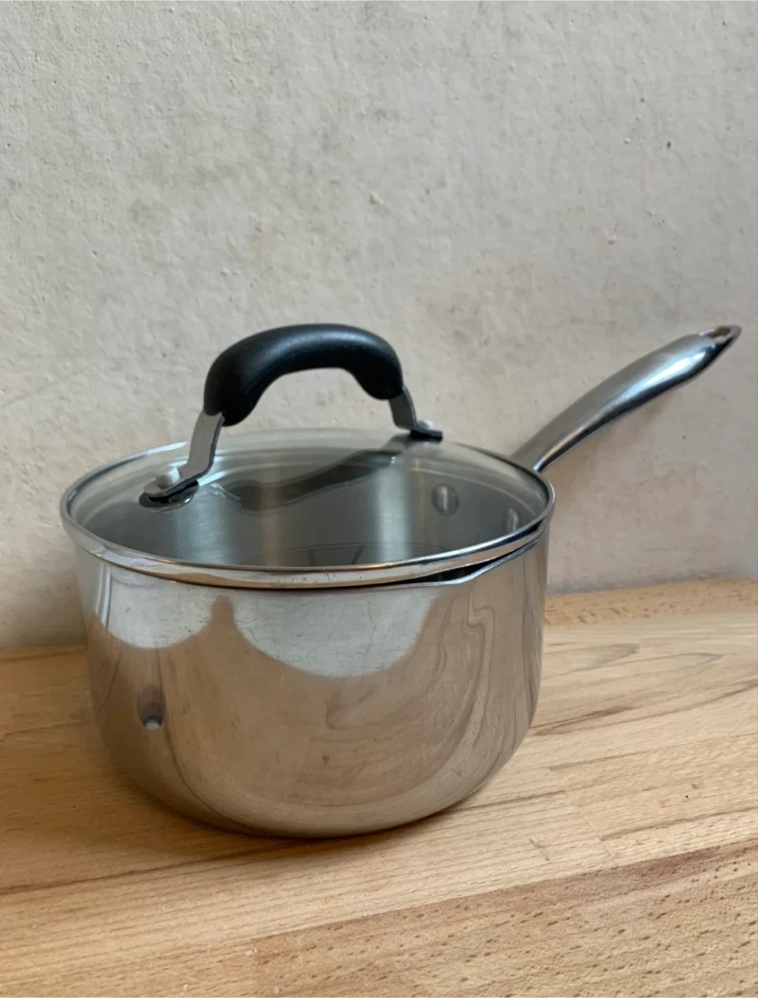 Stainless Steel Saucepan with Lid-Bergner - photo 5