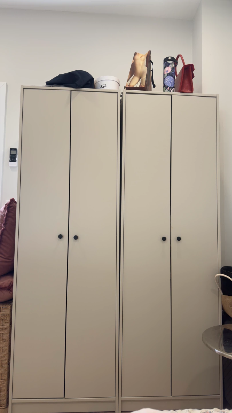 IKEA GURSKEN Wardrobe - Light Beige