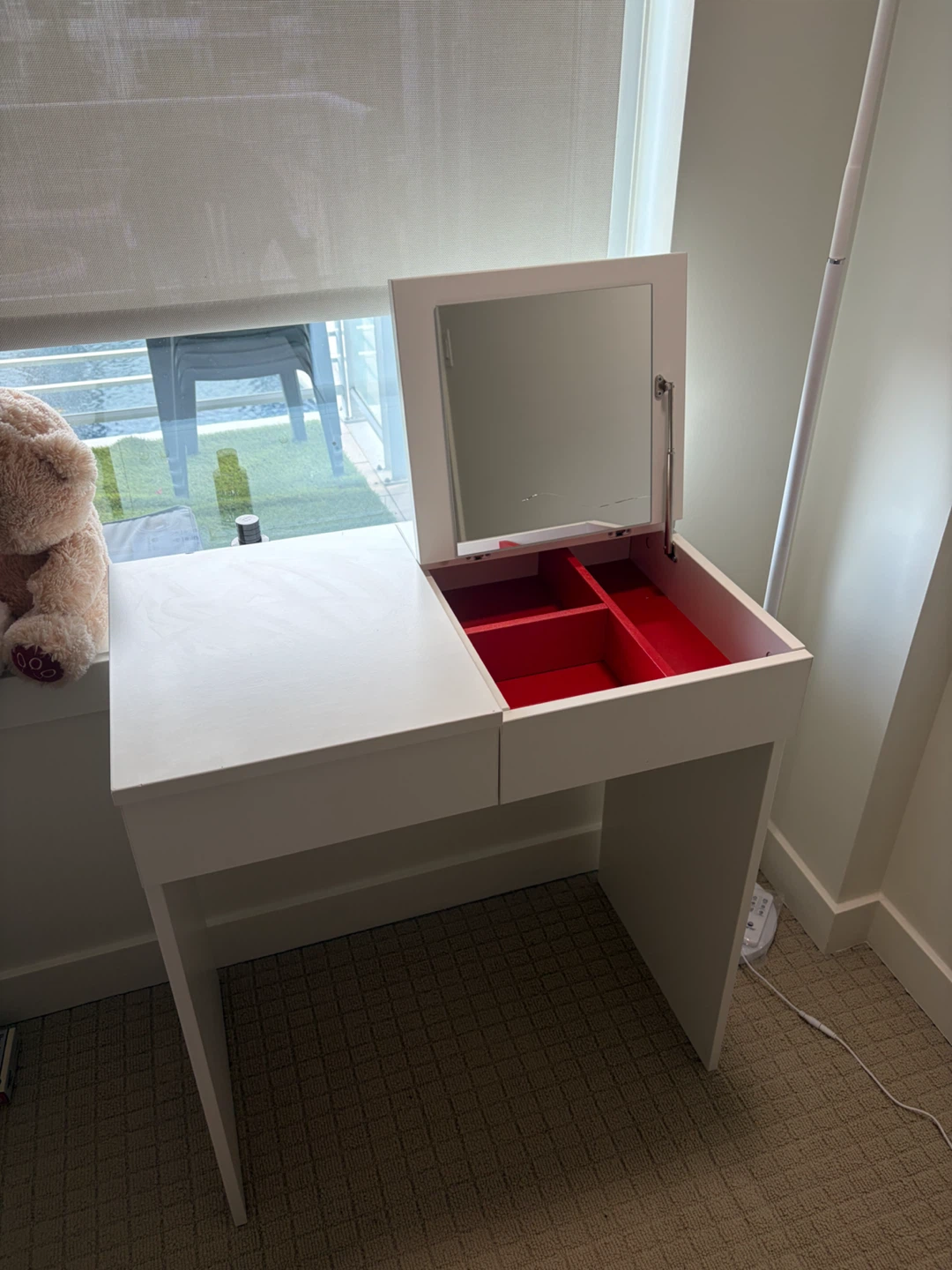 IKEA BRIMNES Dressing Table with Mirror