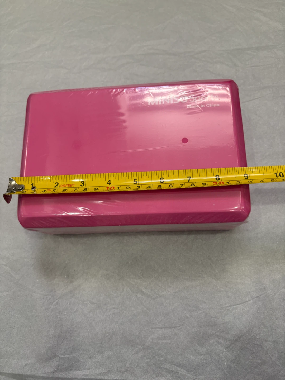 New MINISO Sports Pink Yoga Block - photo 3