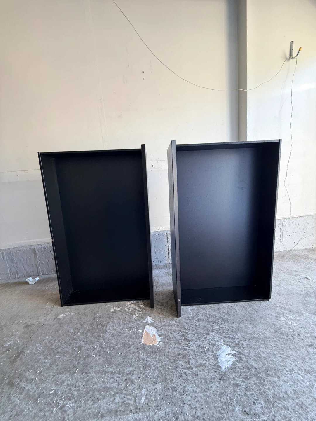 Pair of IKEA MALM King Bed Storage Boxes – Black color - photo 2