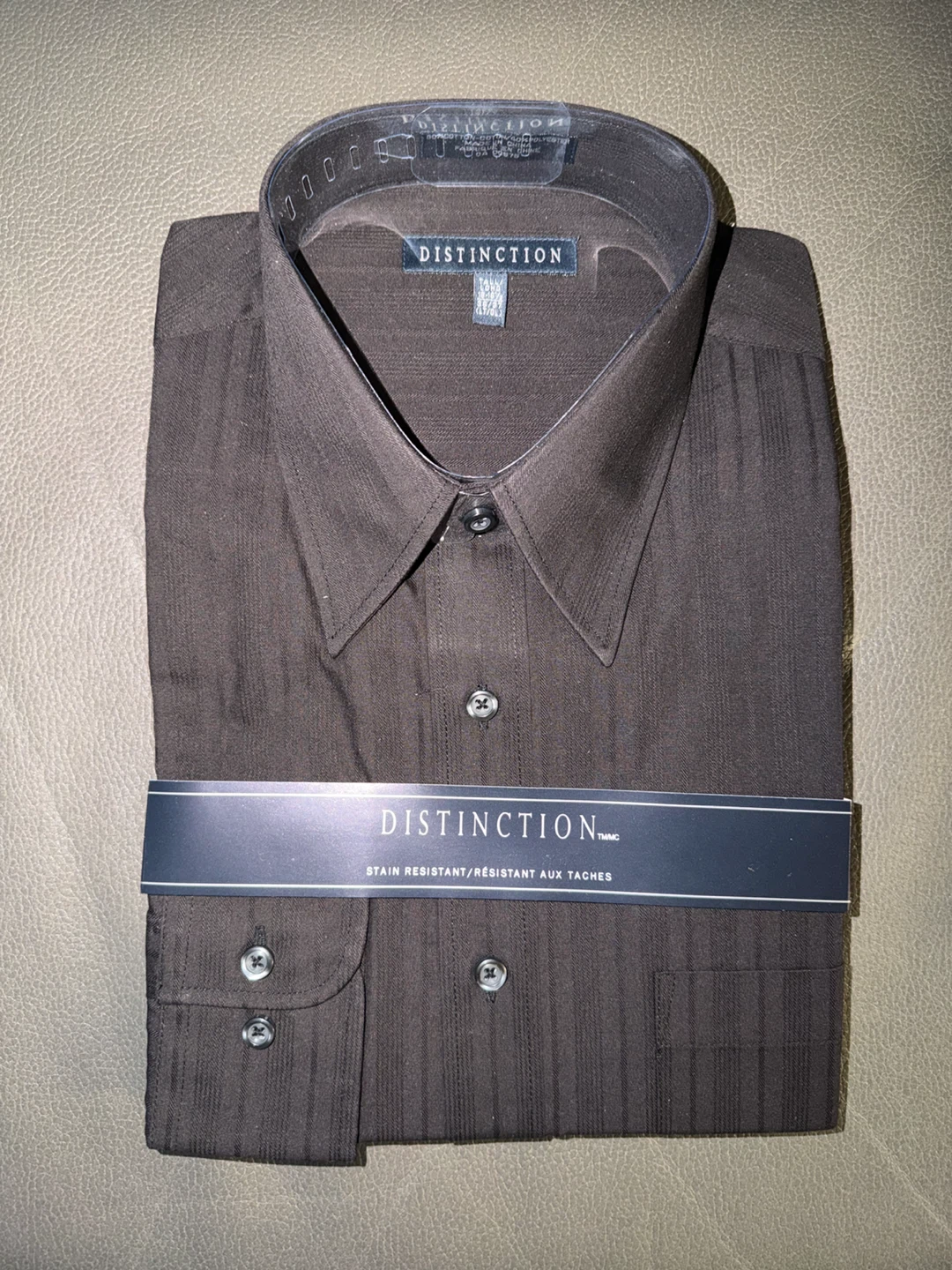Distinction Men's Dress Shirt - Black