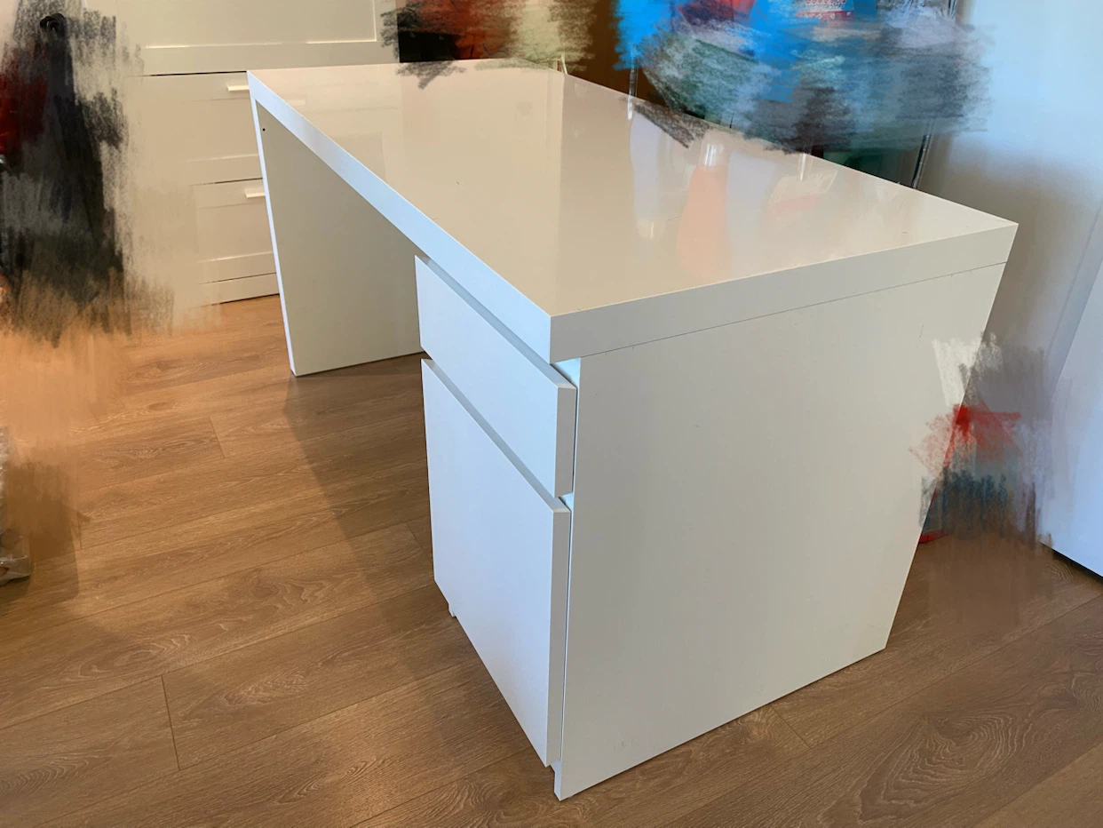 IKEA MALM Desk - White - photo 5