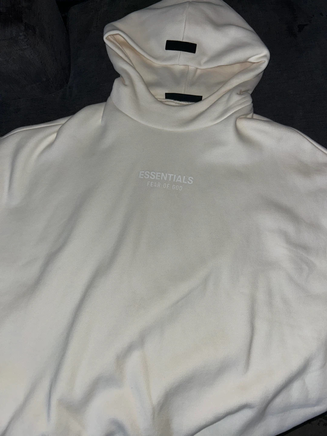 Essentials Fear of God Cream Hoodie and Sweatpants Set - photo 3
