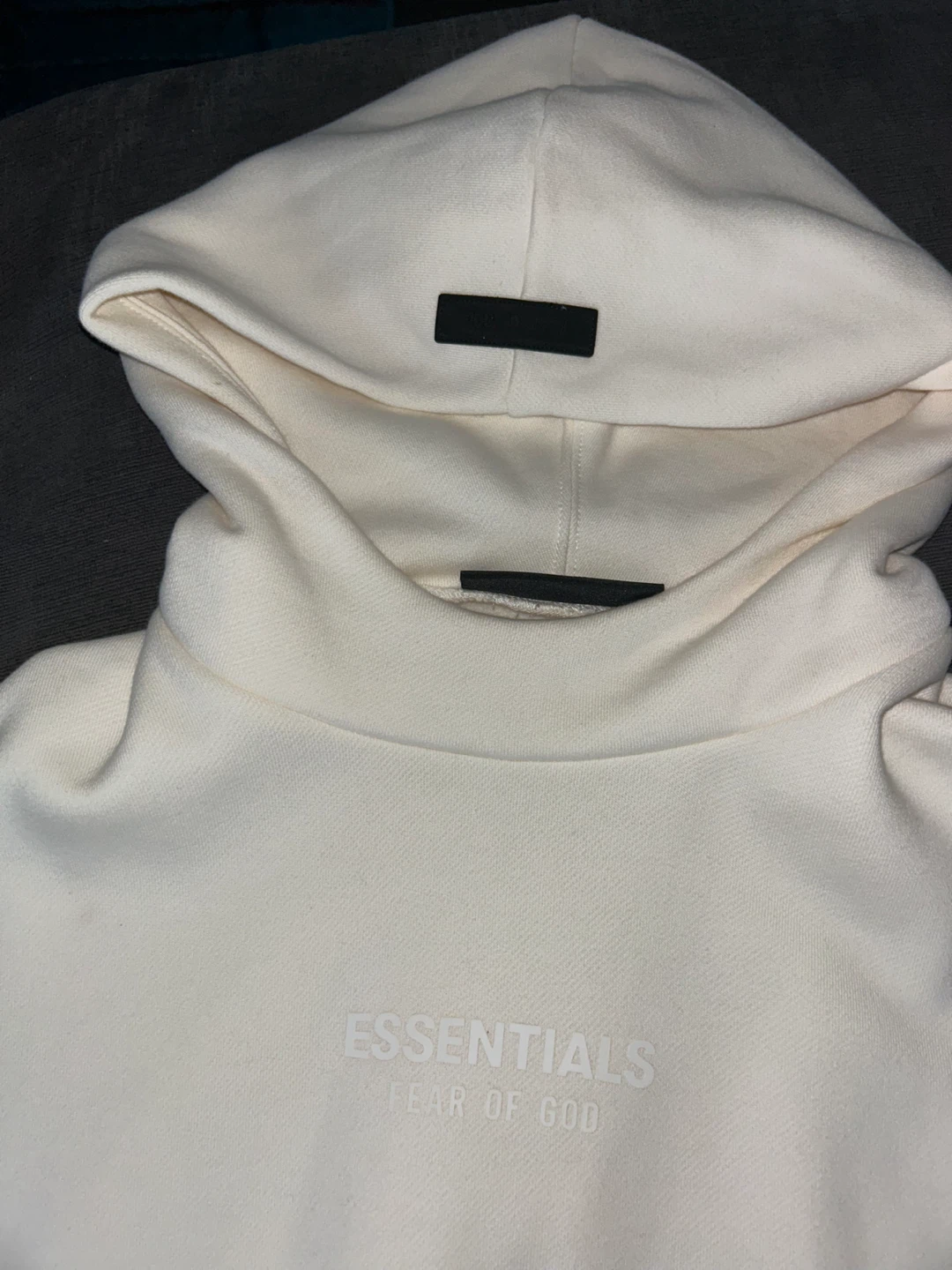 Essentials Fear of God Cream Hoodie and Sweatpants Set - photo 5