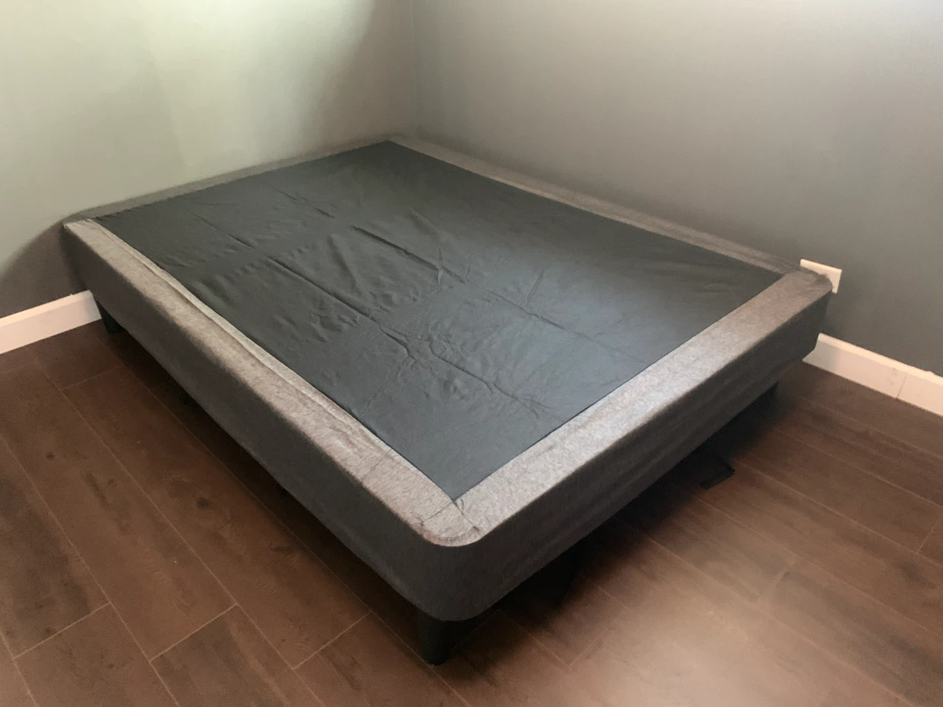 Metal Bed Frame with Box Spring Replacement - photo 2