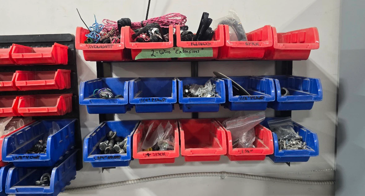 Wall-Mount Parts Organizer Lot - photo 2