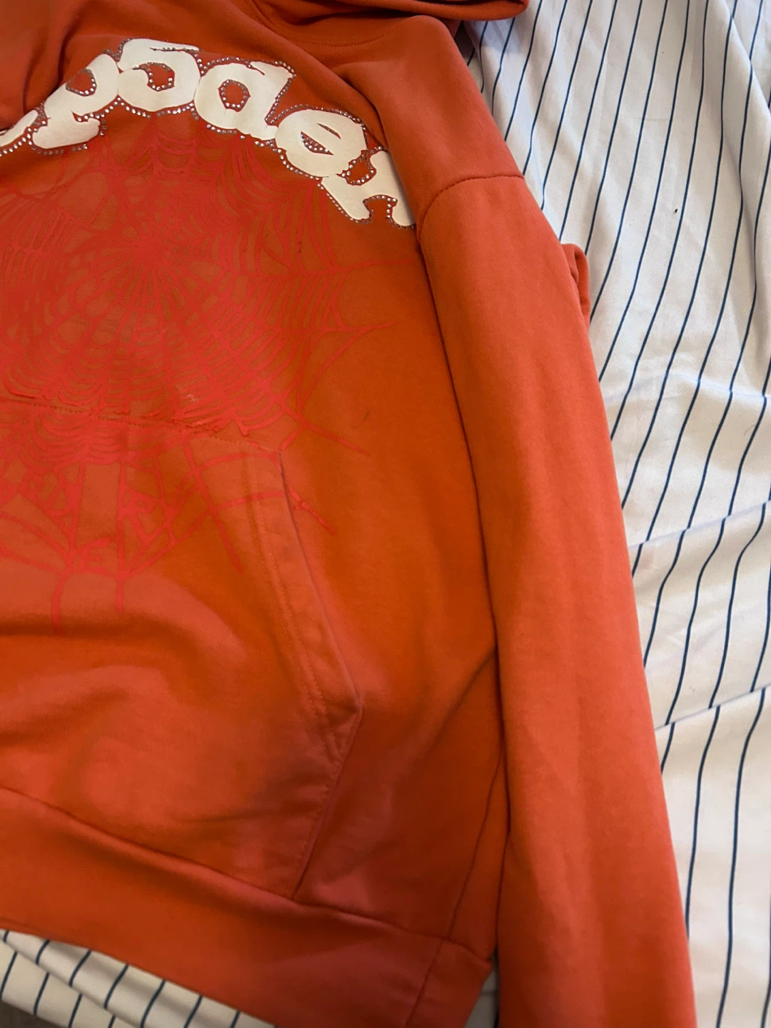 Orange Sp5der Hoodie - photo 2