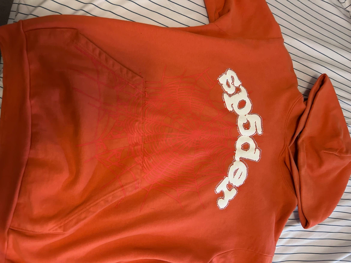 Orange Sp5der Hoodie