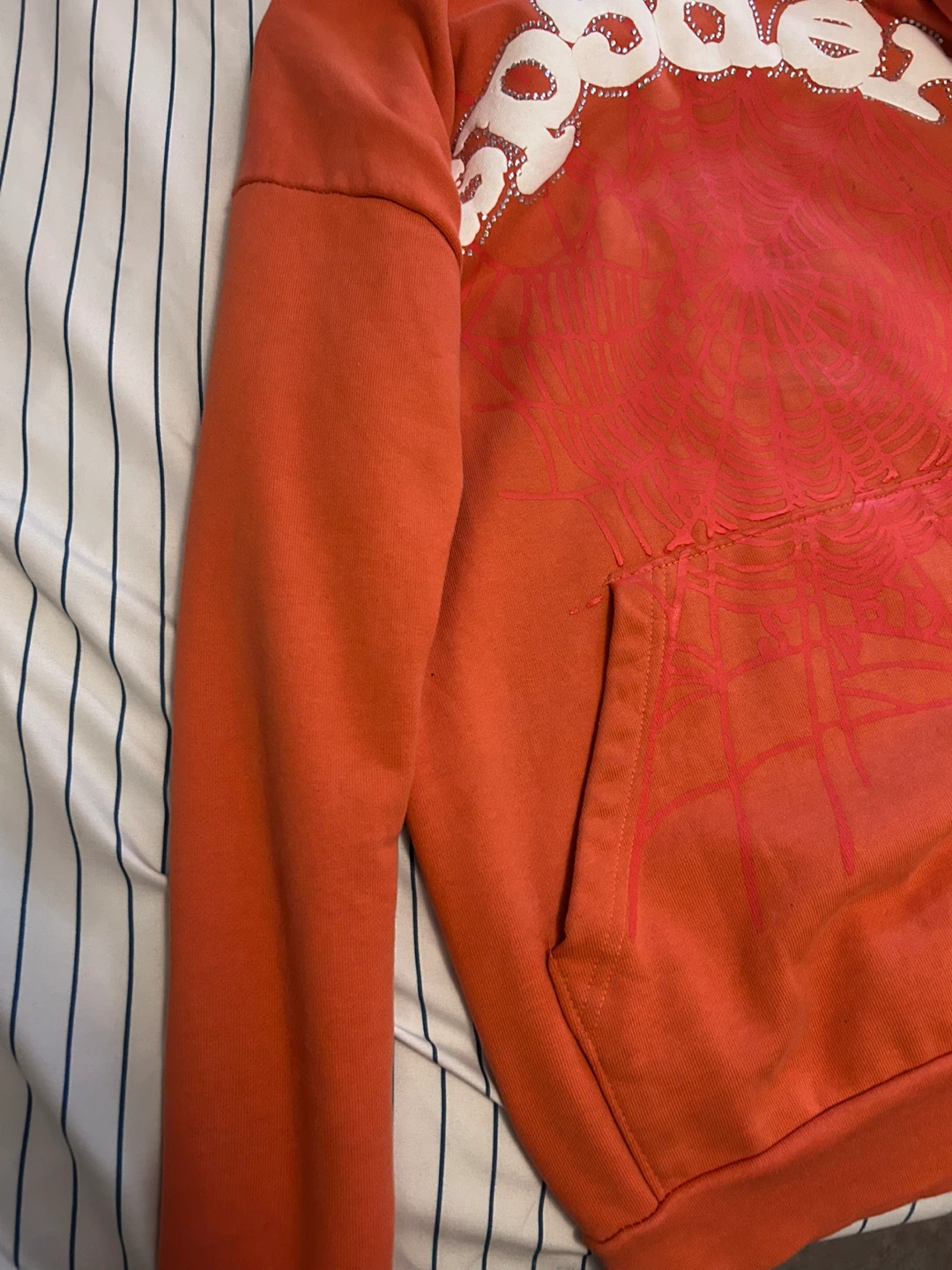 Orange Sp5der Hoodie - photo 4