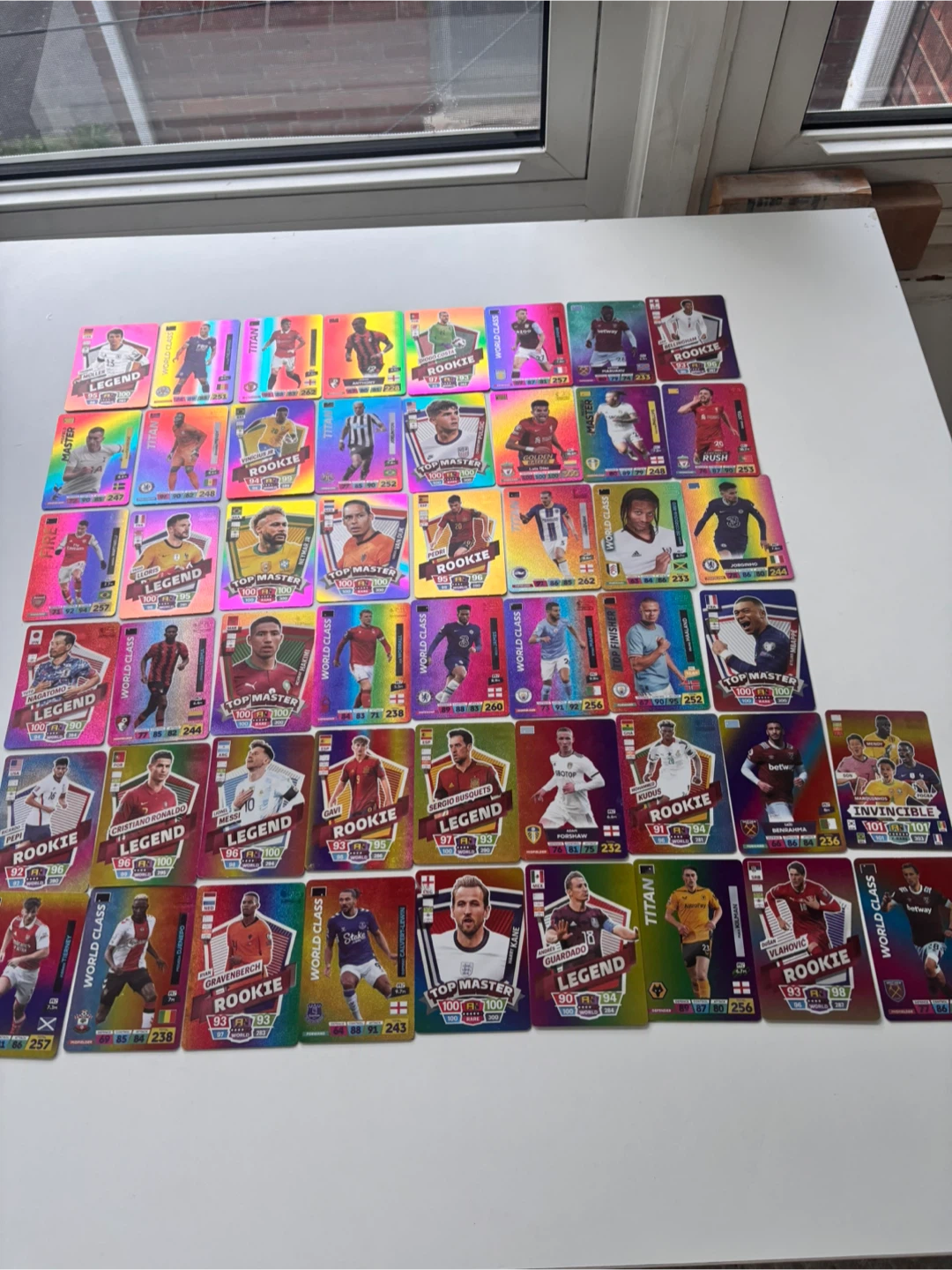 Panini Adrenalyn XL Football Trading Cards Collection