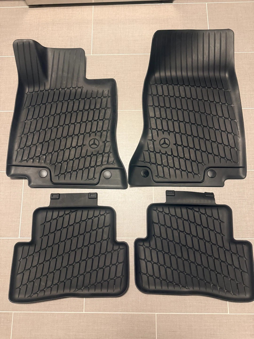 Mercedes-Benz C300 C43 C63 W206 OEM All-Weather Floor Mats Set