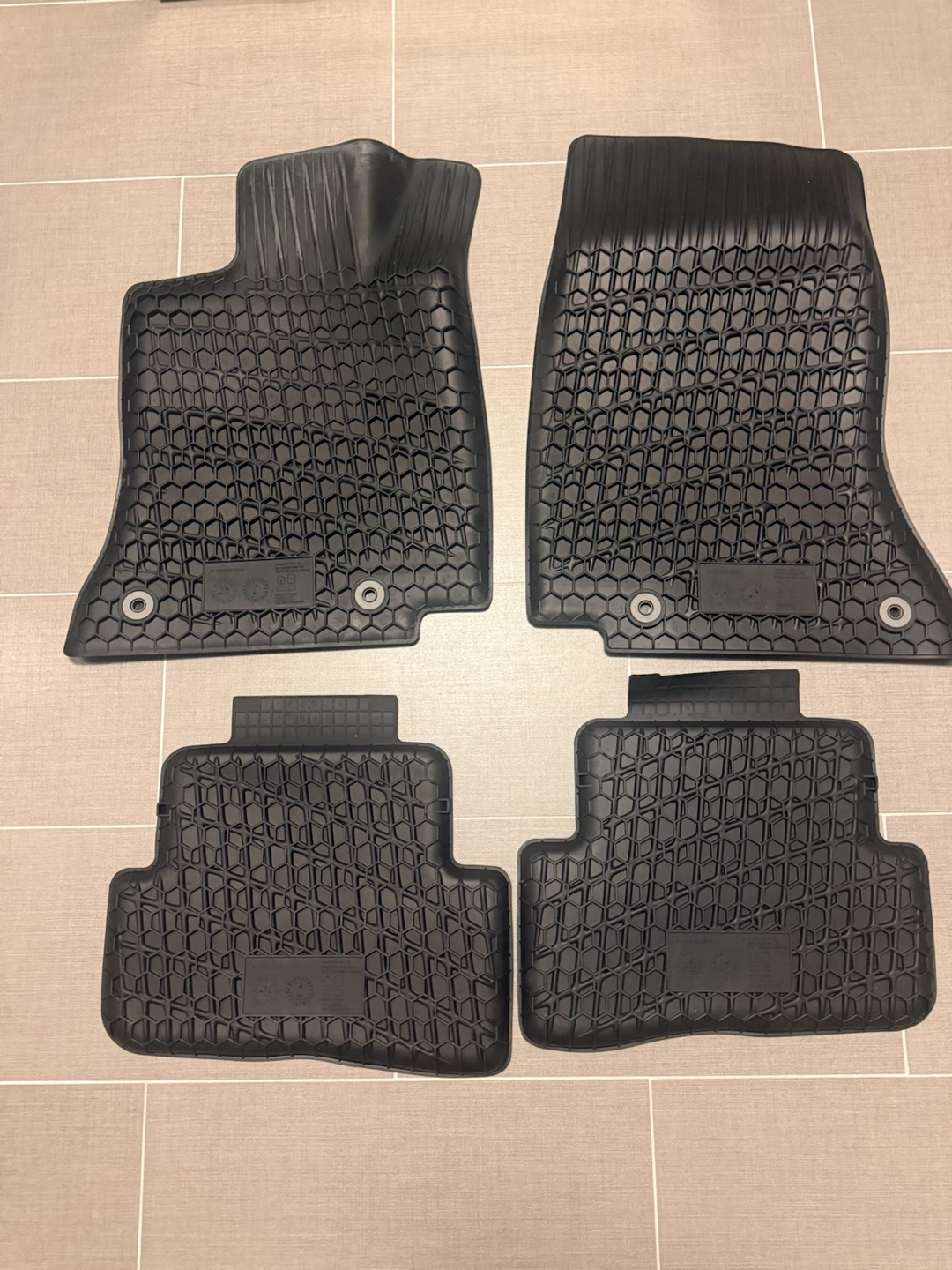 Mercedes-Benz C300 C43 C63 W206 OEM All-Weather Floor Mats Set - photo 2