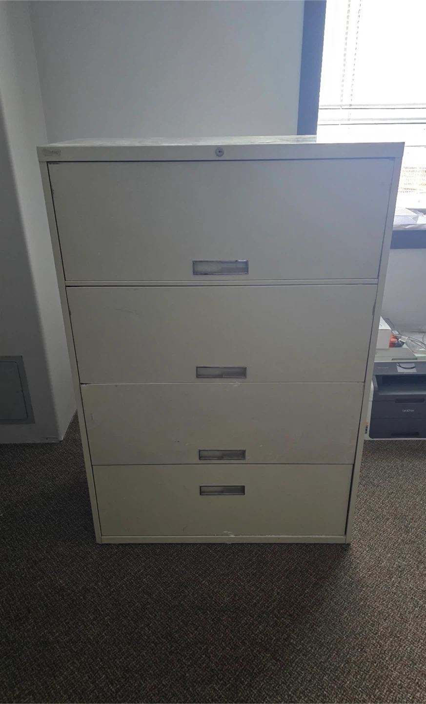 Heavy-Duty 4-Drawer Lateral Filing Cabinet – 36” sWide – $135 - photo 2