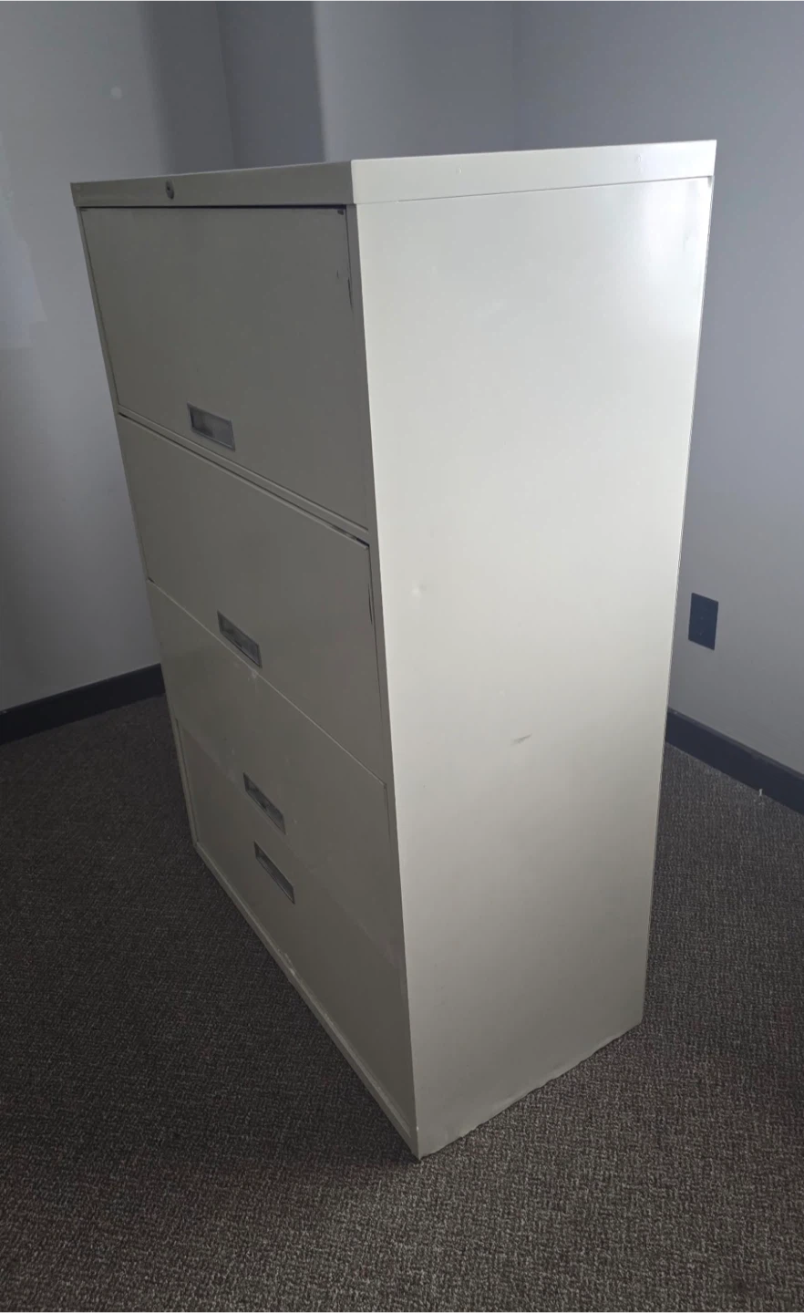 Heavy-Duty 4-Drawer Lateral Filing Cabinet – 36” sWide – $135 - photo 3
