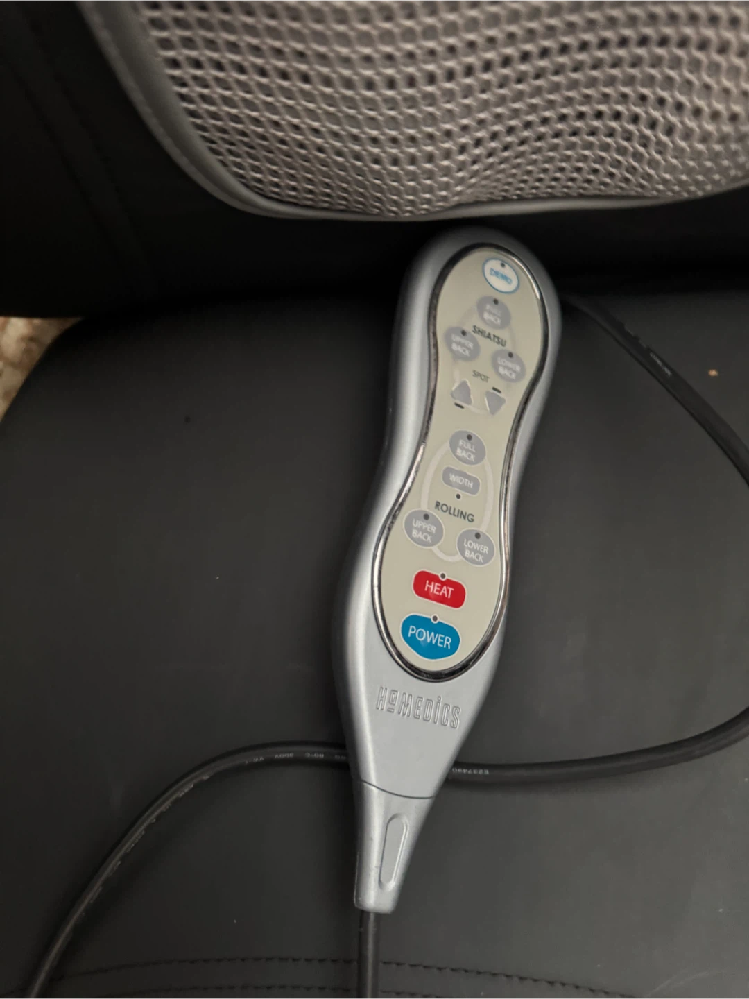 Homedics Heat and Massage Cushion with Remote - photo 2