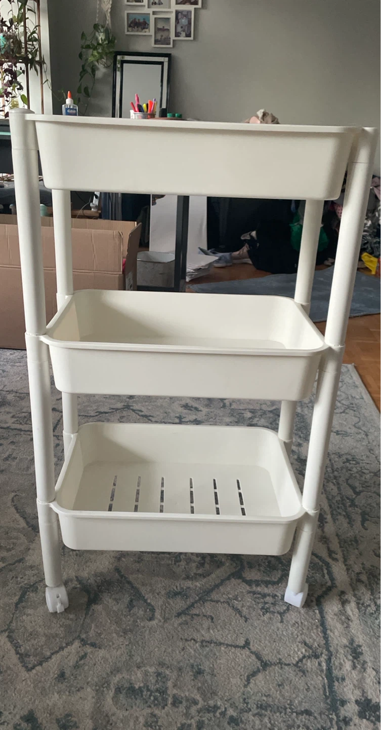 3-Tier Rolling Storage Cart
