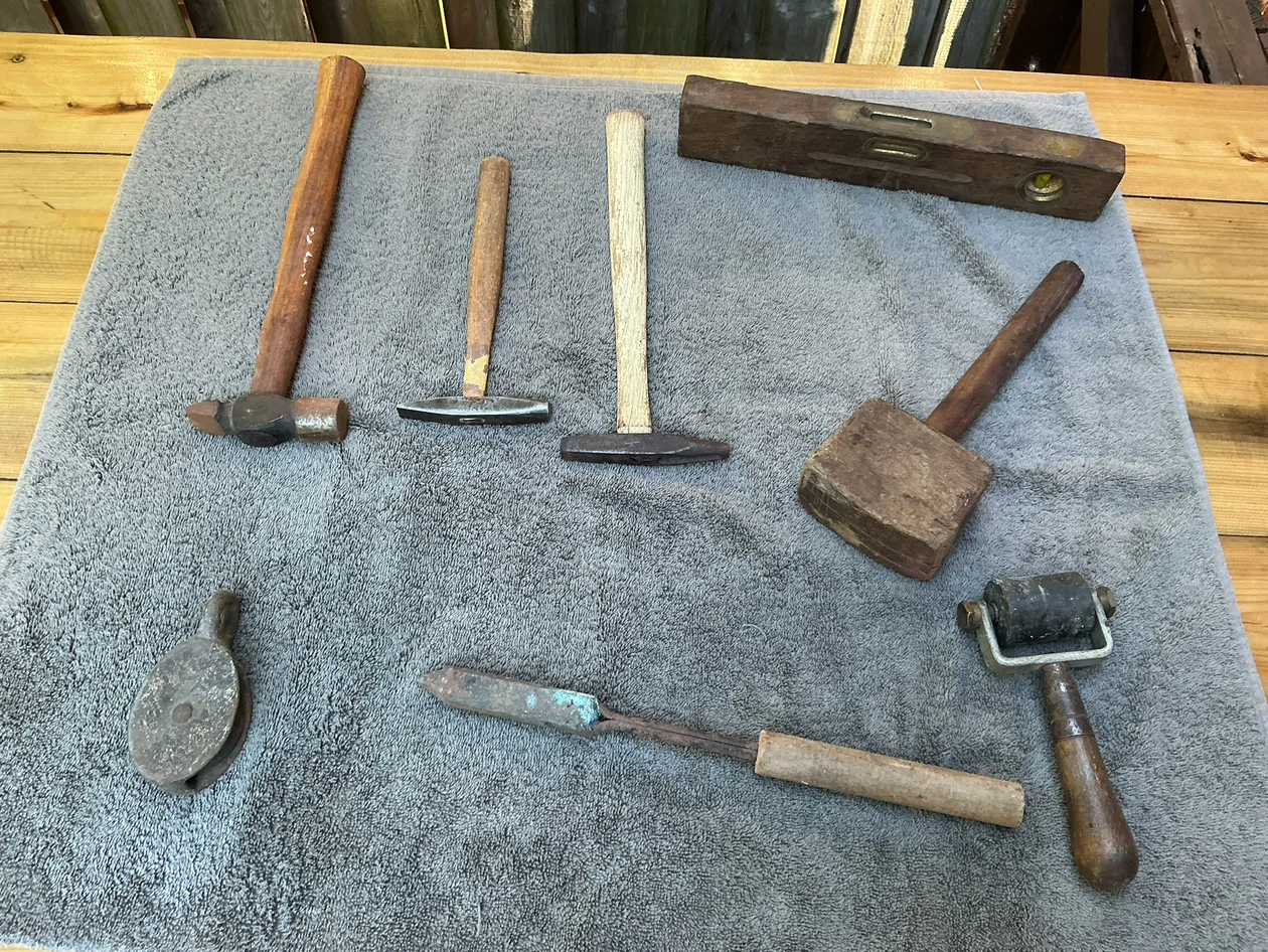 Eight 8 Antique Hand Tools !