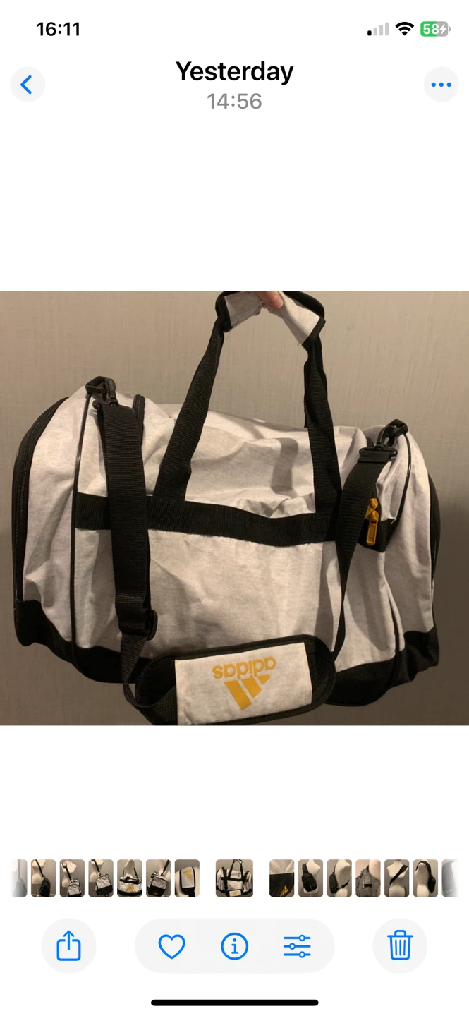 🚨 Students! LIKE NEW! ADIDAS Duffle Bag Unisex - photo 3