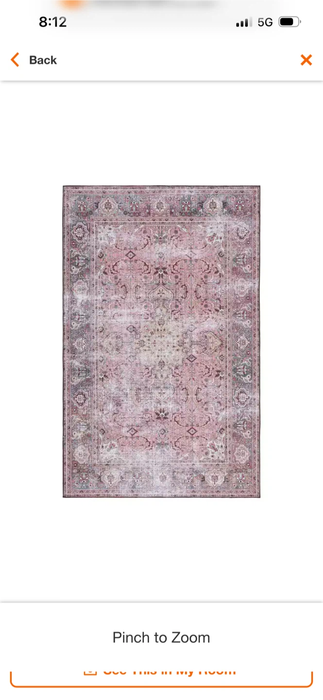 Safavieh Tuscon Pink/Beige Area Rug 8 ft. x 10 ft. - photo 3