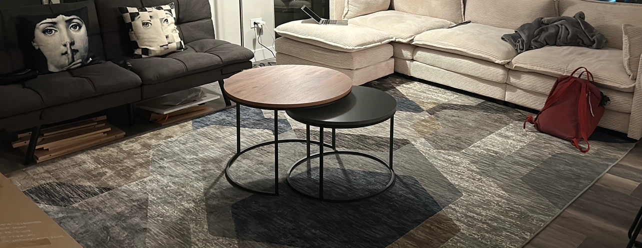 Hokku Designs Luxurious Silky Viscose Geometric Area Rug - photo 2