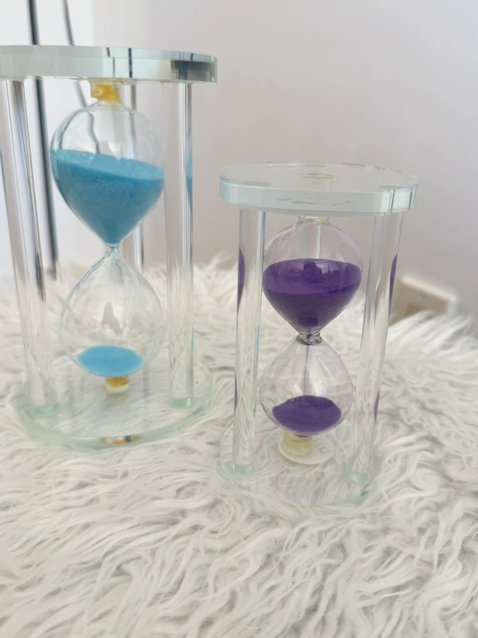 ($7both)Decorative Hourglasses Set (Blue & Purple Sand) - photo 2