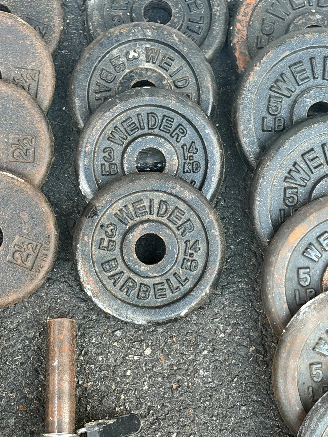 Weider & CAP Weight Plates Set with Dumbbell Bars - photo 3