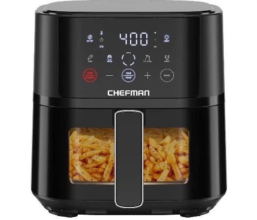 CHEFMAN TurboFry Touch 4L Easy-View Air Fryer