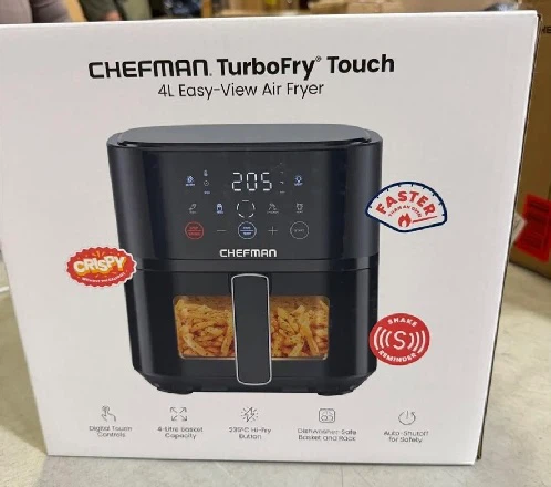 CHEFMAN TurboFry Touch 4L Easy-View Air Fryer - photo 3