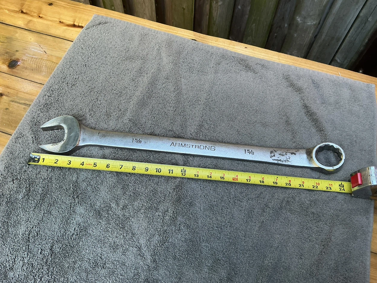 Armstrong 1 5/8" 12 Point Combination 24” Long Wrench