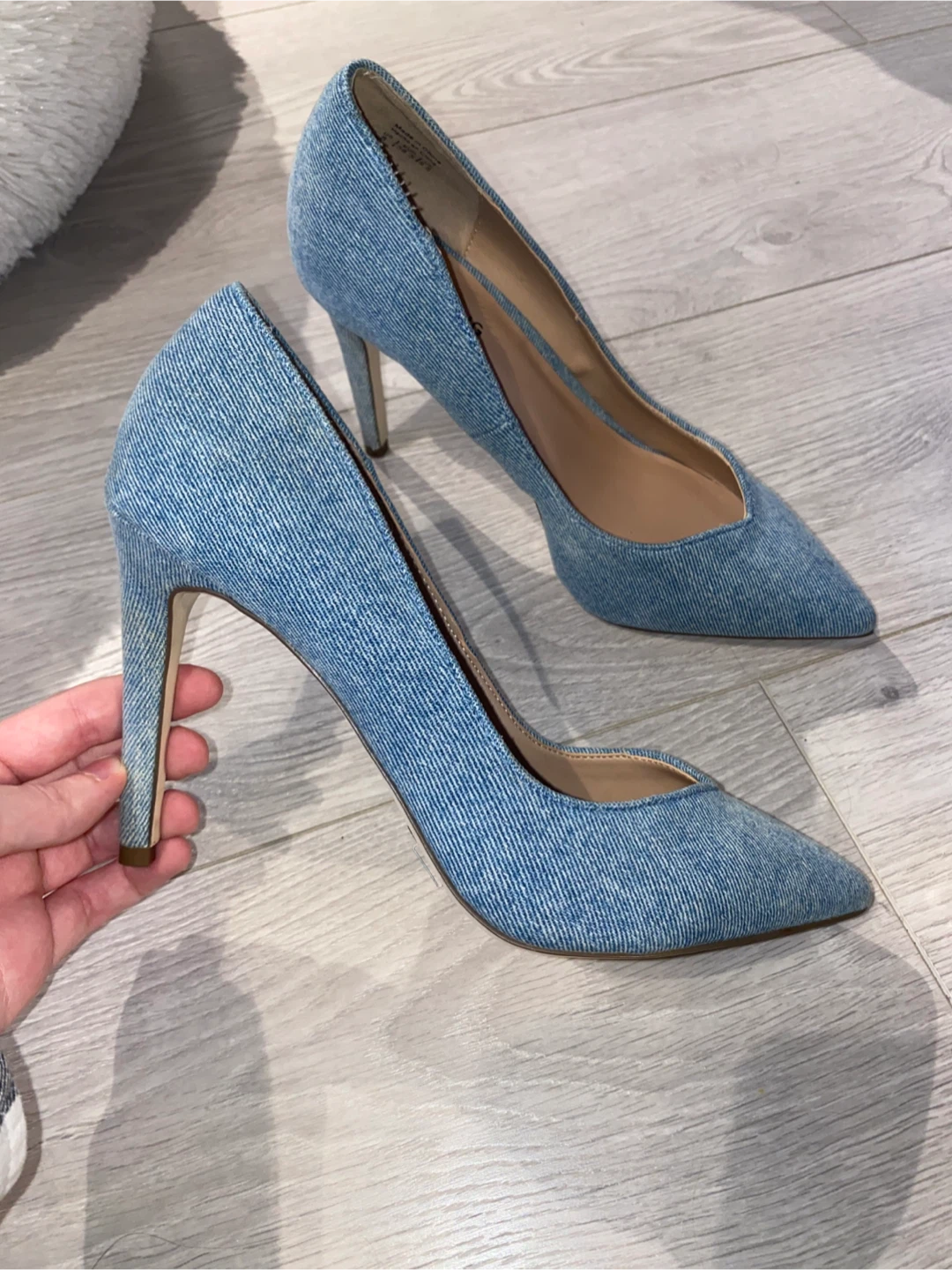 Call It Spring Denim Heels BNWT