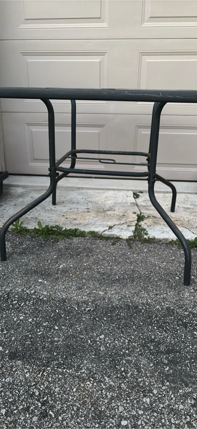 Glass Top Patio Table - photo 3