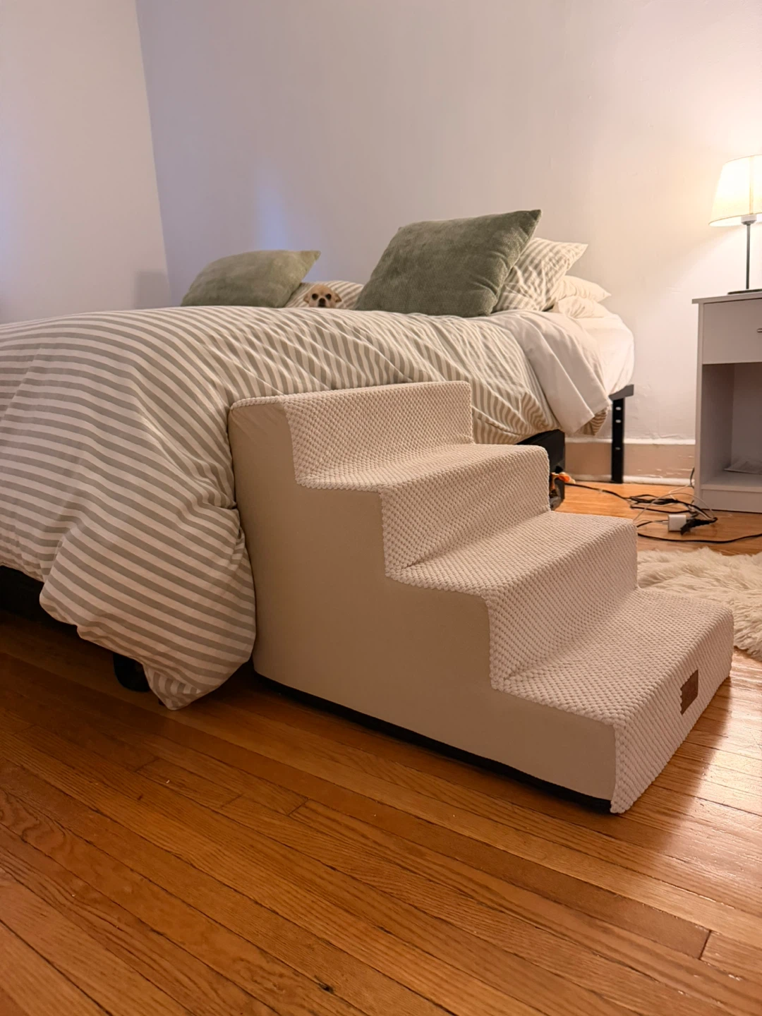 3-Step Pet Stairs for Bed - photo 3